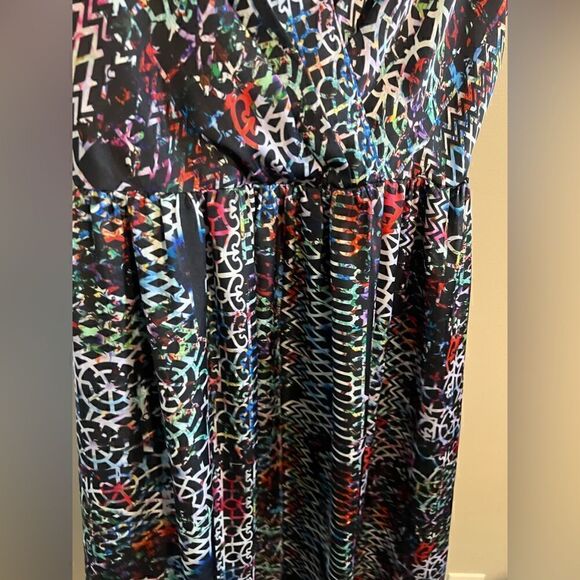 Cynthia Rowley Women’s Size 4 High Low Dress Multicolor Lattice Bouquet Print - Picture 13 of 14